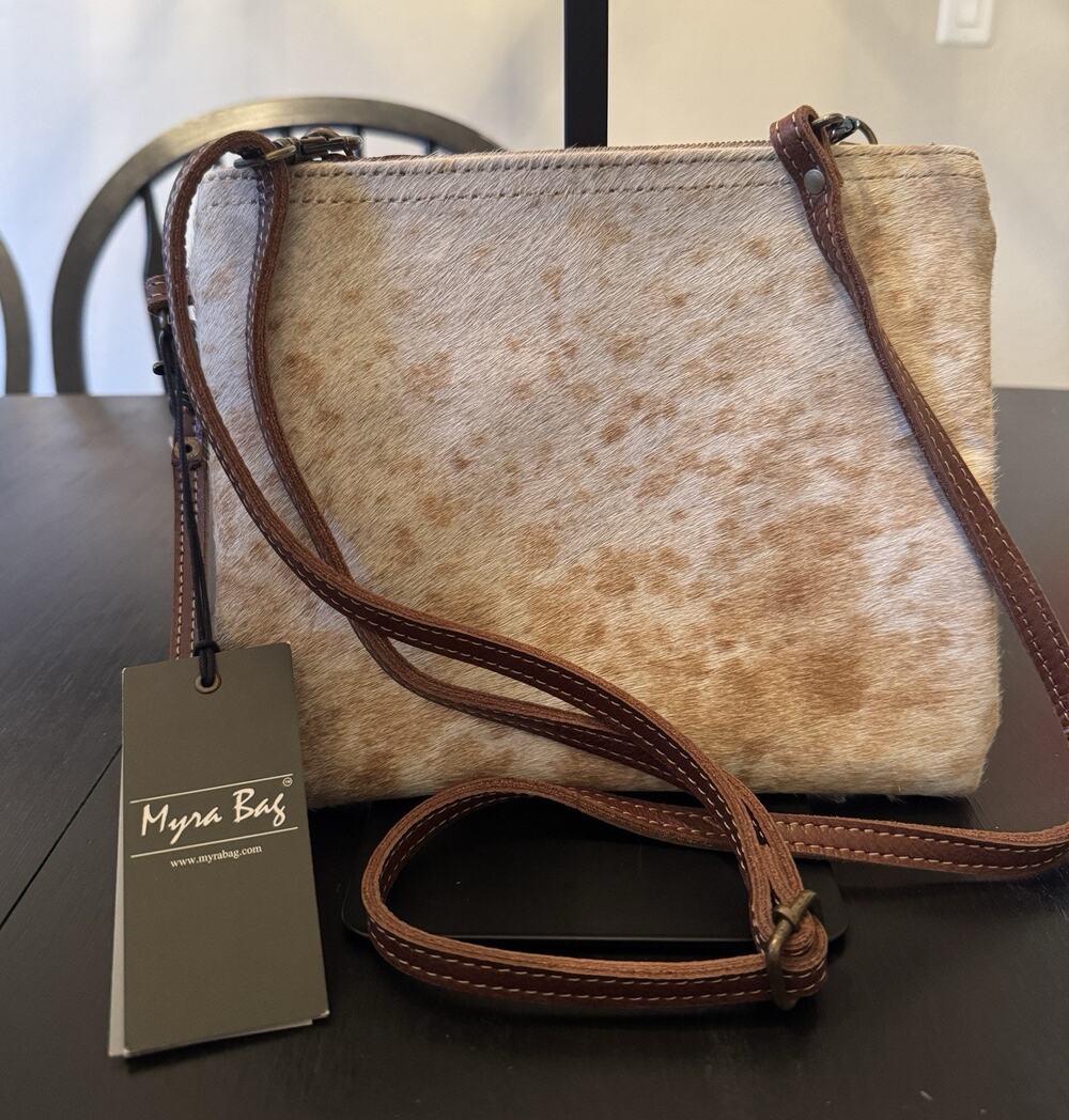 🐄 NWT Myra Bag brand women’s crossbody purse with clutch conversion